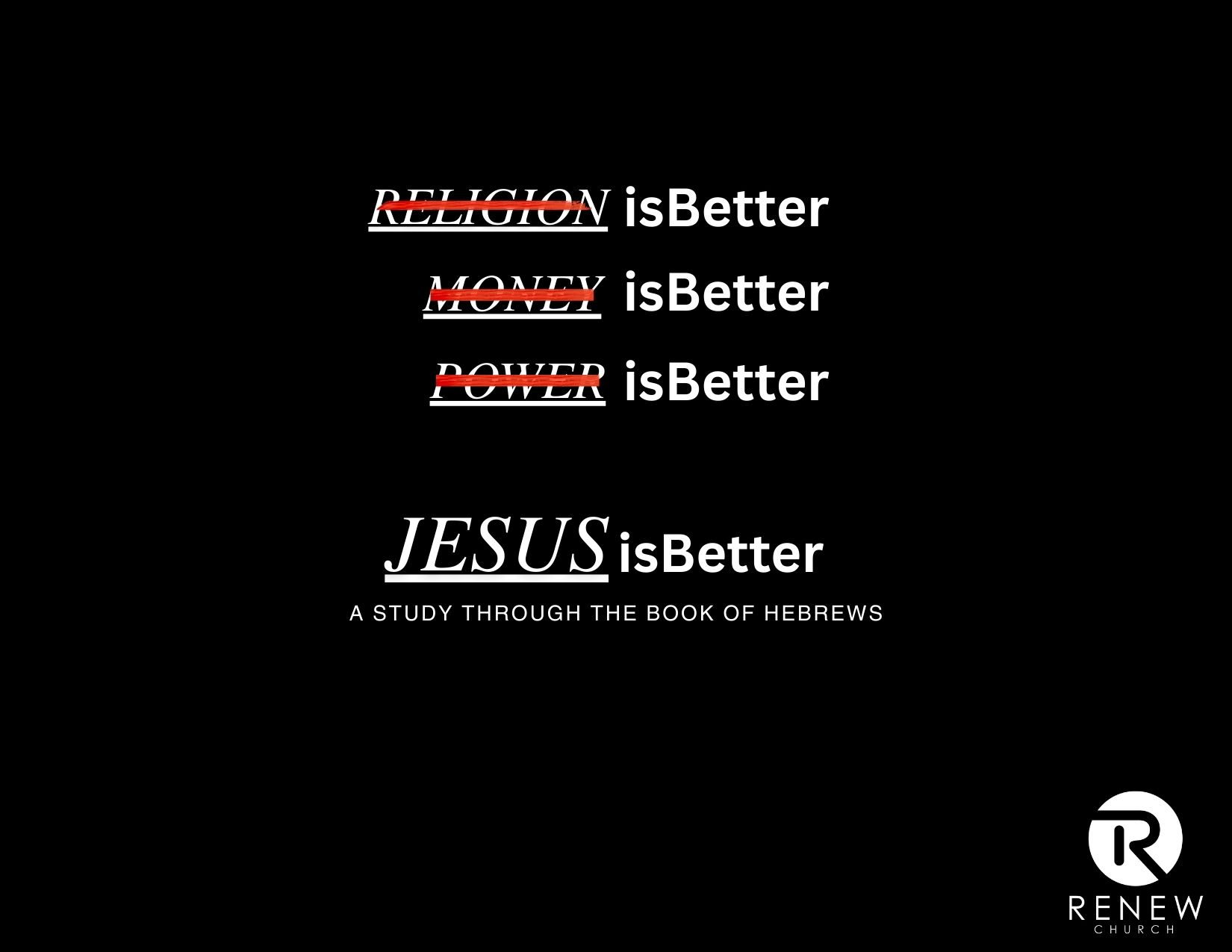 JESUS IS THE BETTER HIGH PRIEST